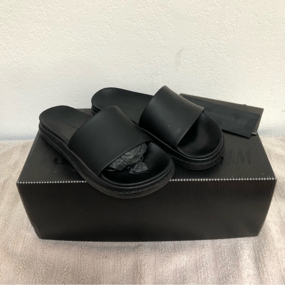 Alexander Wang x H&M Black Slide Sandals